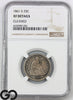 1861-S Seated Liberty Quarter NGC XF Details, Cleaned ** Low Mintage Key Date!