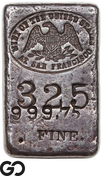 US Mint San Francisco 5.42 oz .99975 Fine Silver Ingot Bar #325 Rare