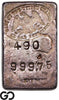 US Mint San Francisco 5.38 oz .99975 Fine Silver Ingot Bar #490 Rare