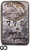 US Assay Office San Francisco 6.55 oz .9995 Fine Silver Poured Bar #772