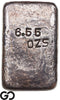 US Assay Office San Francisco 6.55 oz .9995 Fine Silver Poured Bar #772