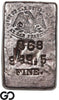 US Mint San Francisco 5.71 oz .9995 Fine Silver Ingot Bar Vintage Bullion #868