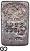 US Mint San Francisco 5.67 oz .9995 Fine Silver Poured Bar Vintage Bullion #1092