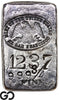 US Mint San Francisco 7.14 oz .99975 Fine Silver Poured Bar #1237 Vintage