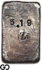 US Mint San Francisco Assay Office Silver Ingot Bar #1294 .9995 Fine 5.19oz