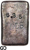 US Mint San Francisco Assay Office Silver Ingot Bar 6.35 oz .9995 Fine #1708-6
