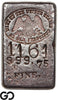 US Mint San Francisco 5.24 oz .99975 Fine Silver Ingot Bar #1161-6 Rare