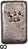US Mint San Francisco 5.24 oz .99975 Fine Silver Ingot Bar #1161-6 Rare