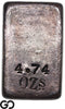 US Mint San Francisco 4.74 oz .99975 Fine Silver Ingot Bar #1186 Rare