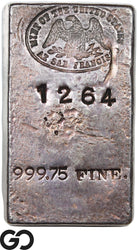 US Mint San Francisco 19.95 oz .99975 Fine Silver Ingot Bar #1264 Rare