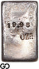 US Mint San Francisco 19.95 oz .99975 Fine Silver Ingot Bar #1264 Rare