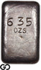 US Mint San Francisco 6.35 oz .9995 Fine Silver Vintage Poured Bar