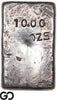 US Mint San Francisco 10 oz .99975 Fine Silver Poured Bar #575 Rare Vintage