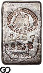 US Mint San Francisco Assay Office Silver Ingot Bar #1267 6.43 oz .9995 Fine