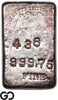 US Mint San Francisco 5.65 oz .99975 Fine Silver Ingot Bar #438 Vintage