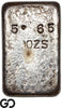 US Mint San Francisco 5.65 oz .99975 Fine Silver Ingot Bar #438 Vintage