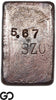 US Mint San Francisco 5.67 oz .9995 Fine Silver Ingot Bar #1392 Vintage