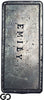 C. Wiegand Assayer Gold & Silver Ingot Bar No. 89 6.60 oz Emily Mine Rare