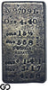 C. Wiegand Assayer Gold & Silver Ingot Bar 4.40 oz Gold Rush Era Rare Bullion
