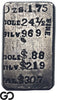C. Wiegand Assayer Gold & Silver Ingot Bar 1.75 oz Rare