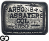 1860 Parsons & Co Assayers CO. Territory Silver Ingot Bar Rare Fantasy Piece