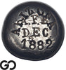 Arizona A.F.E Dec 1882 Button Silver Ingot, Rare
