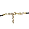 14K Yellow Gold Men's Cross Pendant w/ 20" Braided Leather Chain