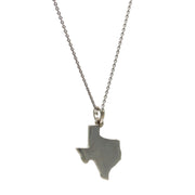 Sterling Silver Texas Star Pendant Necklace, w/ 18" SS Chain