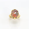 18K Yellow Gold Ring w/ 5.50 CTTW Black Opal Stone - BEAUTIFUL RING!!