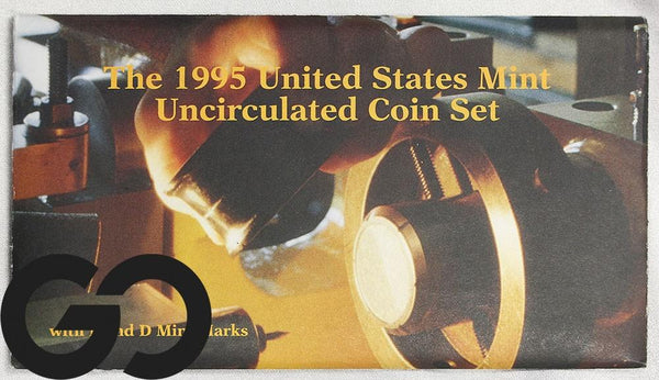 1995 United States Mint Set, P/D Mints ** Government Envelope + OGP